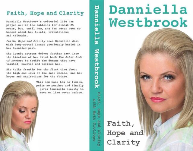 Danniella Westbrook's book cover , hair make-up and photography by JAM Deluxe 