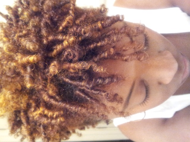 Fingercoils on #naturalhair