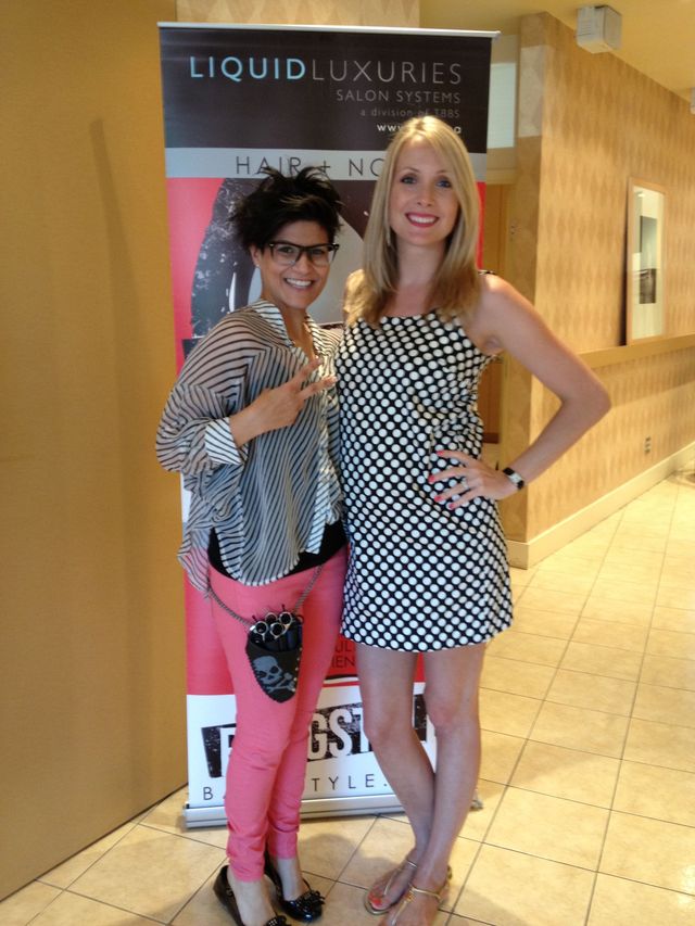 Liv editor from LouLou Magazine had the pleasure to style her hair for the Bangstyle event in Toronto