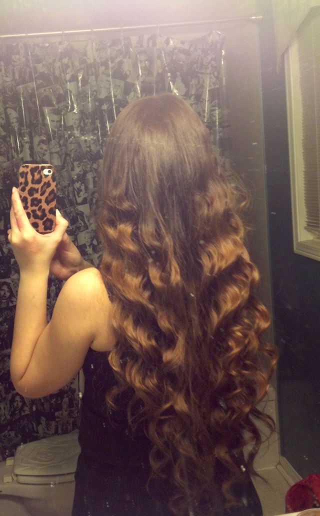 Long Curly hair