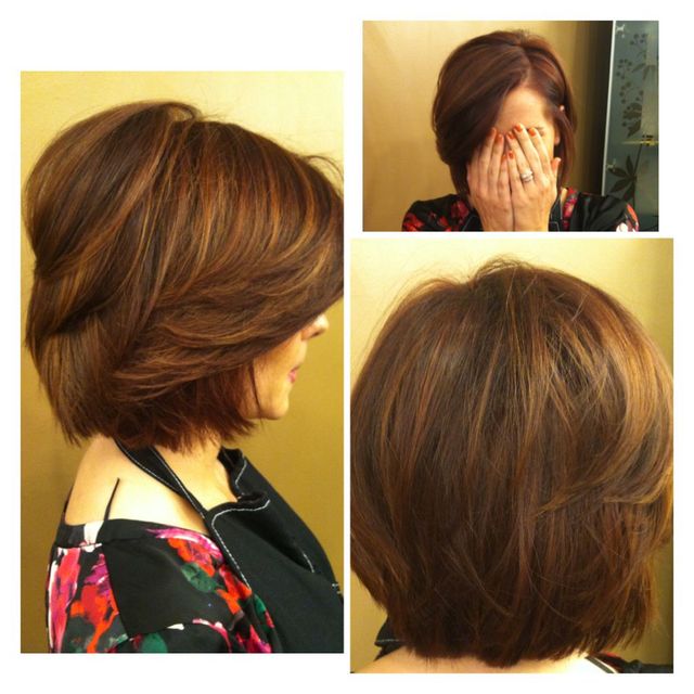 Multi-tonal brown bob