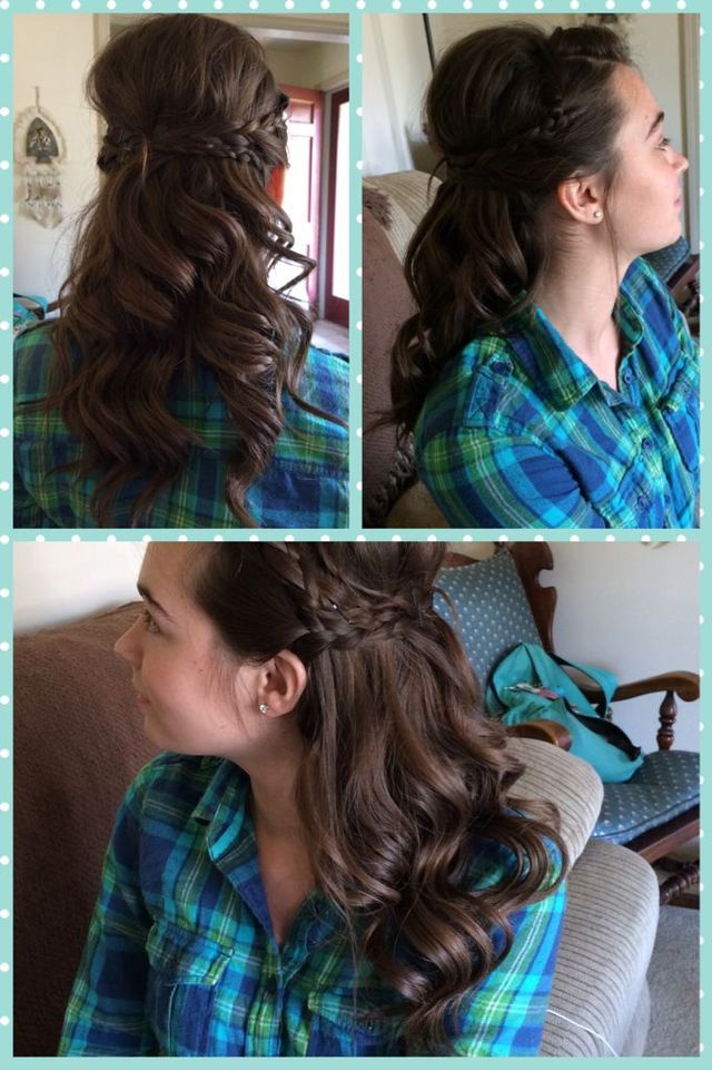 Prom hairstyle. 