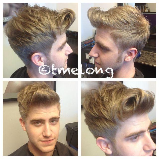 Riley. This man has lush hair. Look at that natural "woosh"!  One of my faves. 