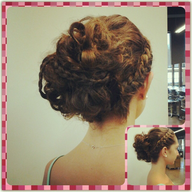 Updo with Braid