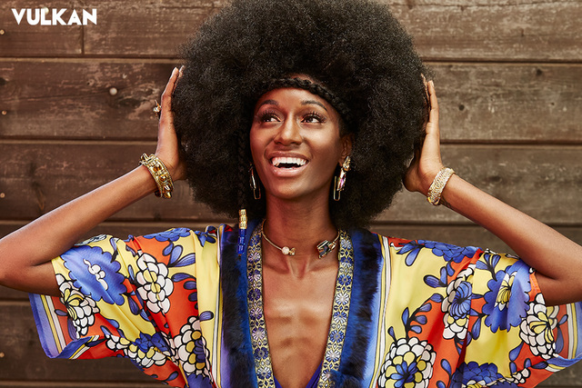 AFro and a smile