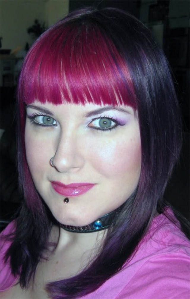 Hot Pink and Purple