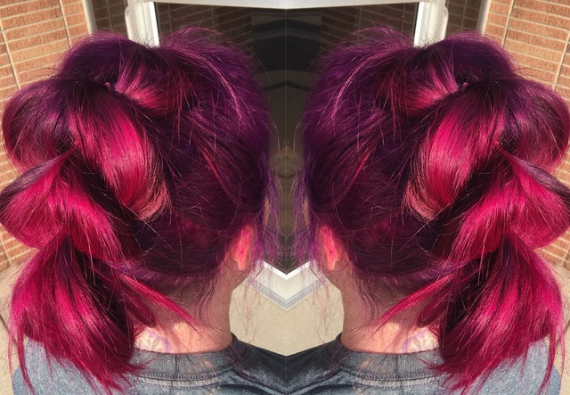 mageNta faux braid