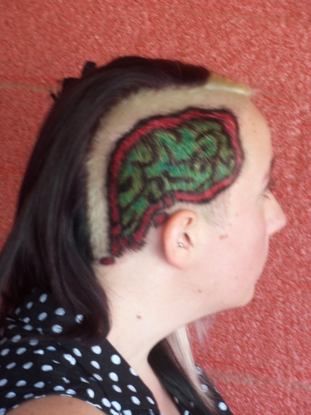 Zombie Brain Hairstyle