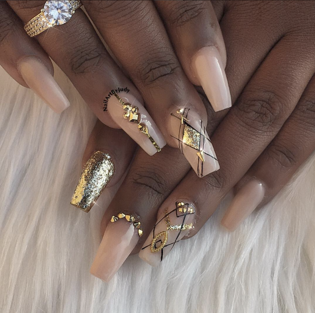 Nude Gold Nailstyle House Of Nail Inspiration