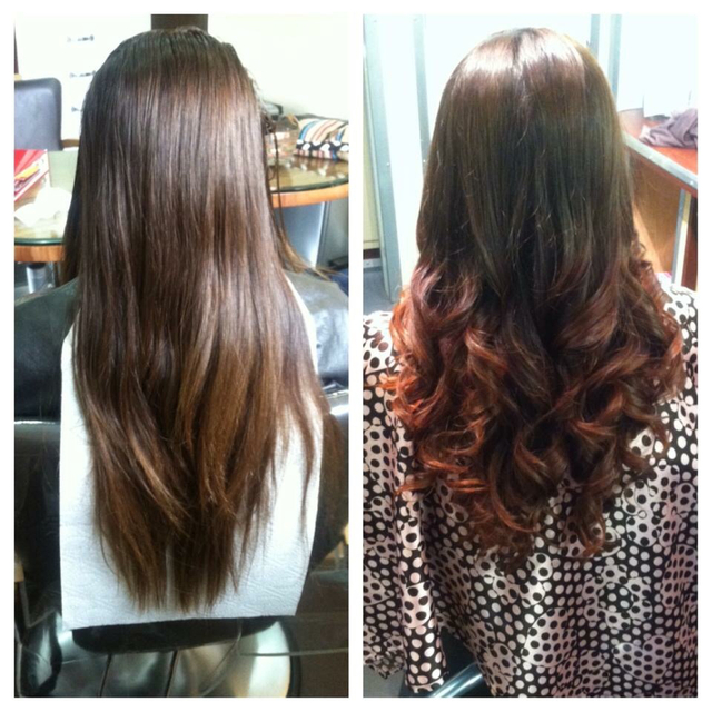 Before & After Ombre 