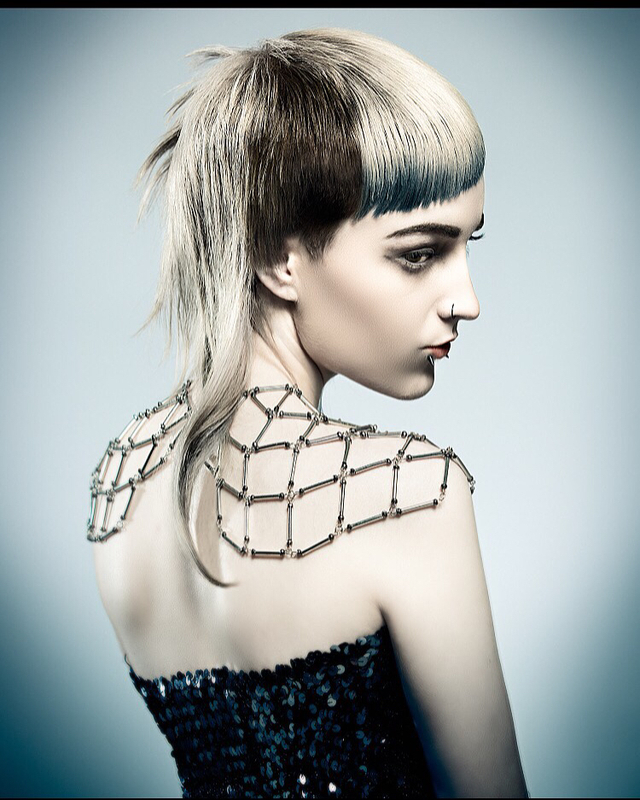 Hair by Paul Stafford 
Colour by Aidan Bradley 
Photo Lee Mitchell 
From SIGNATURE collection for Alfaparf Milano 