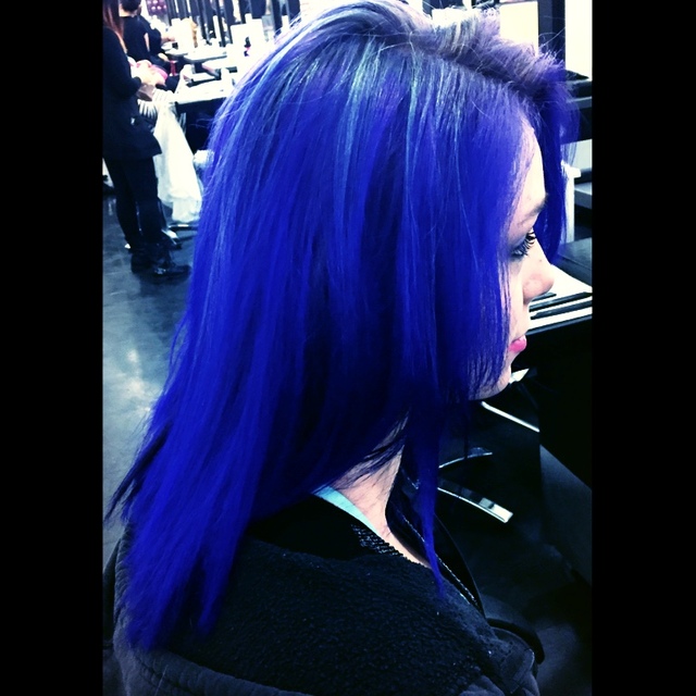 UV with baby blue highlights!