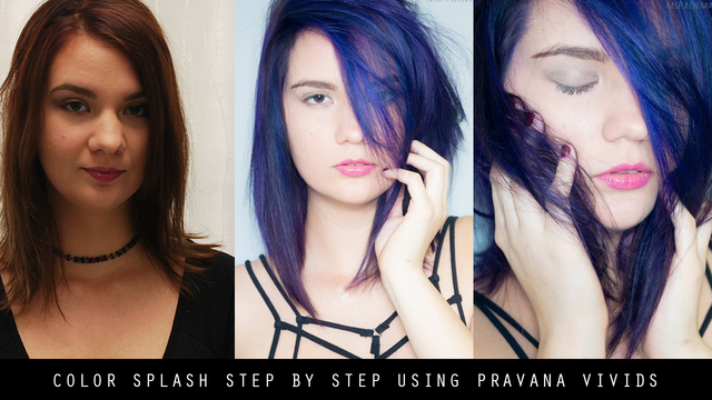HOW-TO: Hair Color Splash Using Pravana Vivids 