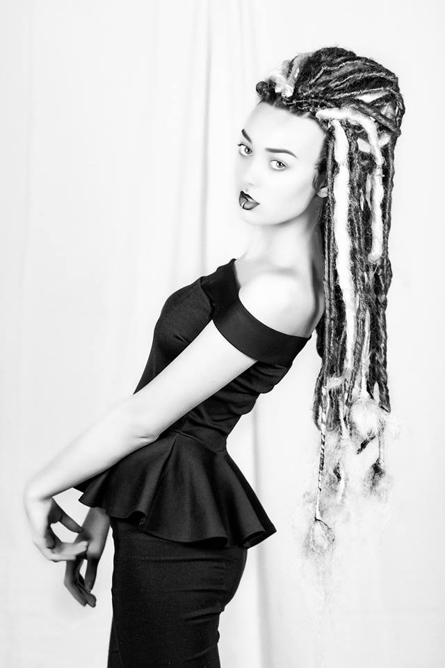 black and white collection 2013. Dreadlock creative image