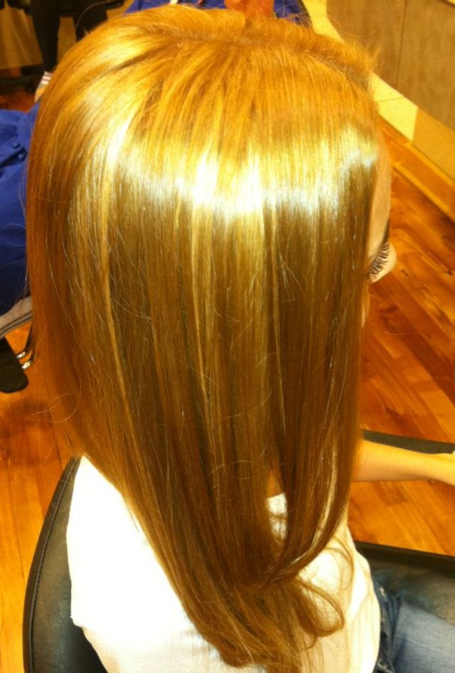 blonde with highlights