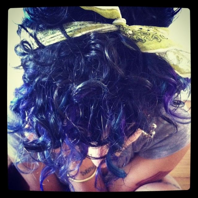 blue curls