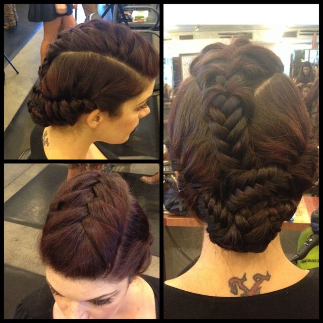 braided up-do