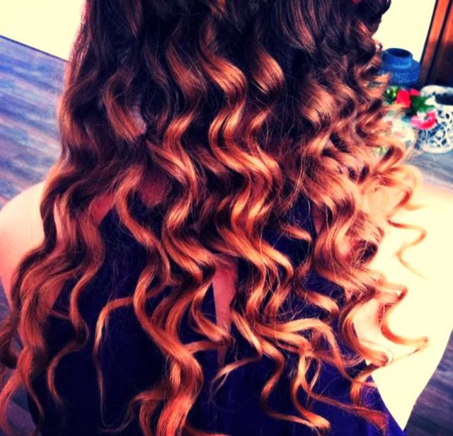 brown curls
