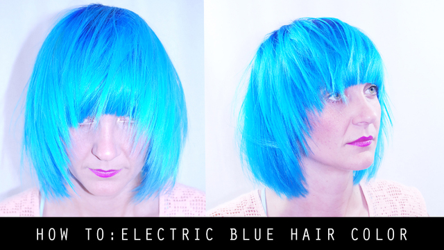 How-To Electric Blue Hair Color