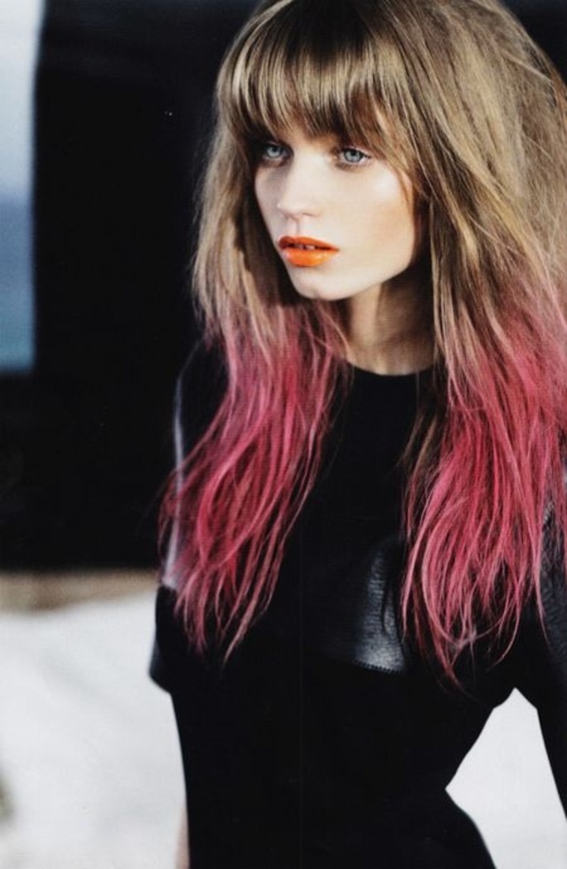 Dip Dye Hair Color