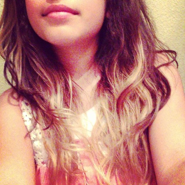 curly ombre