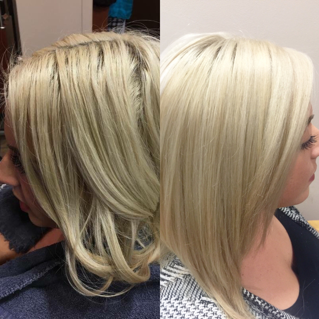 Before & After 30minute Stand Alone Continuum Treatment. NO COLOR. NO ADDITIONAL PRODUCTS