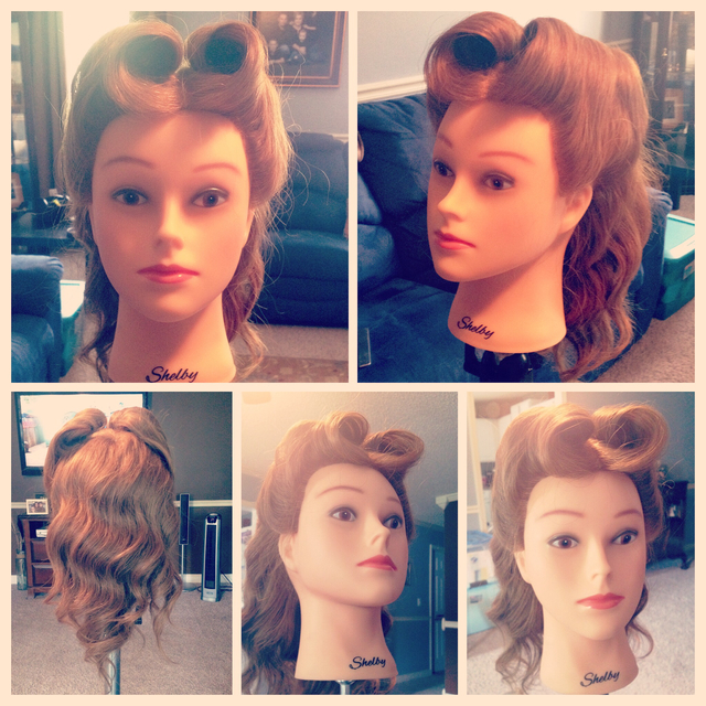 This is my first try at victory rolls! As a student I want to show off my new skills! 