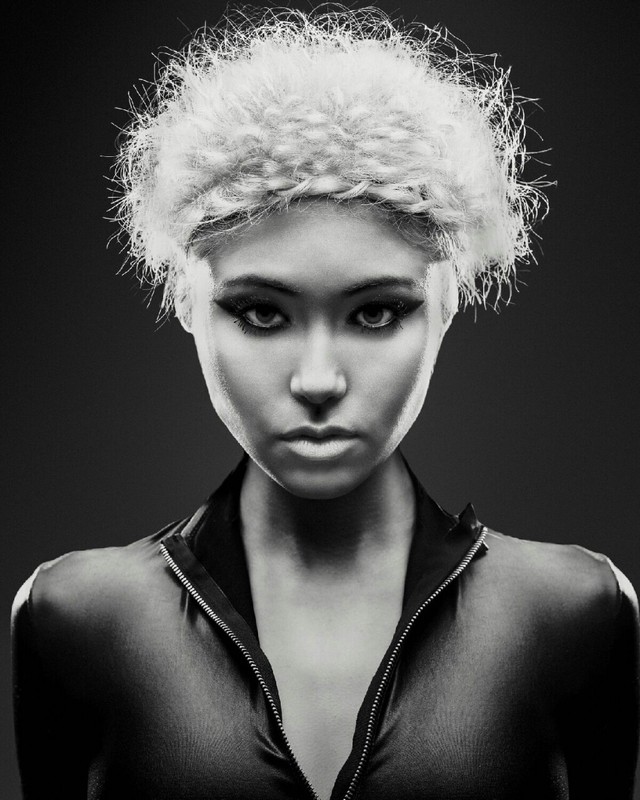 NAHA 2015 Texture Finalist Hair :Lauren Moser Photographer : Tavis Teate Model: Christie Trainer MUA: Elina Mille 