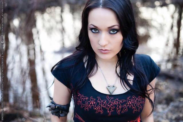 Lead singer of the band, Abnormality, Mallika.
