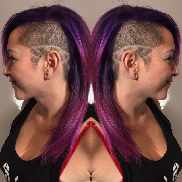 Fun cut and color