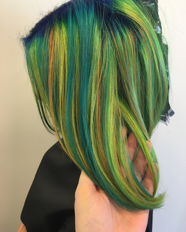 Hair color!! Kenra creative neon color! 