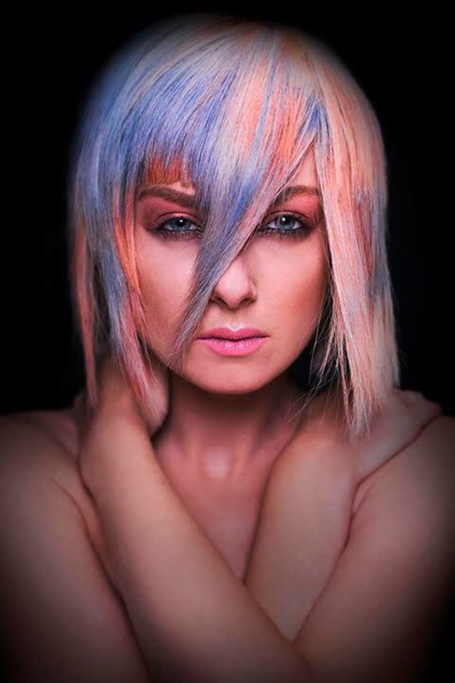 Hair - Josh Angell photo- calypso Paoli - makeup- geegee model- katrina MCcloy
