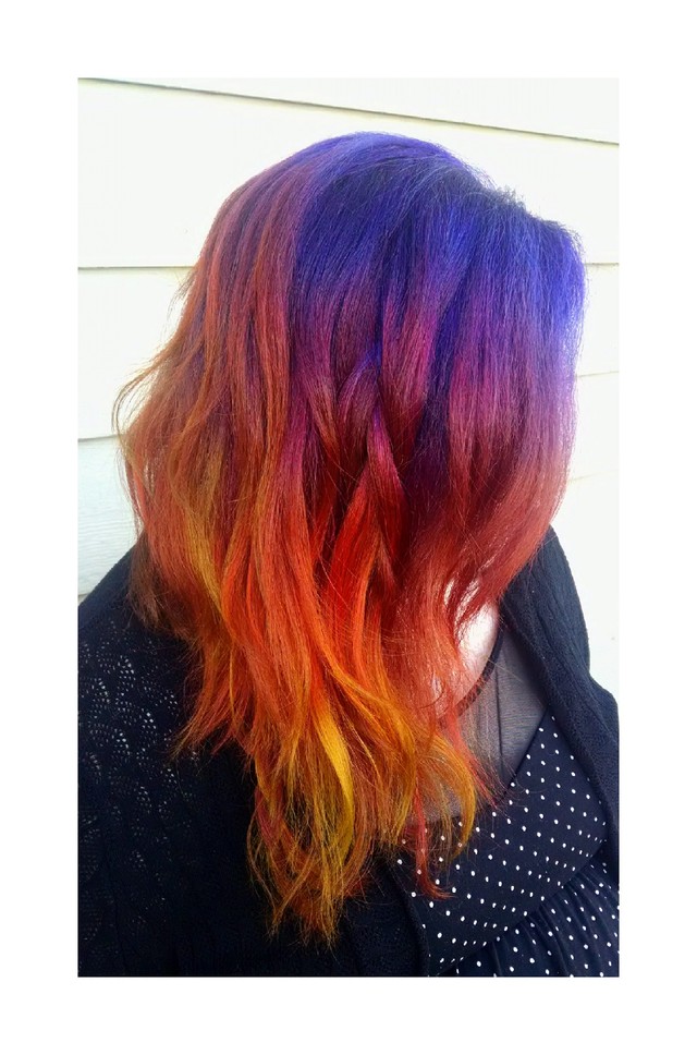 Sunset ombre