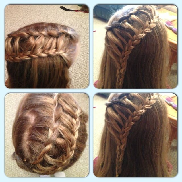 first attempt at the ladder braid