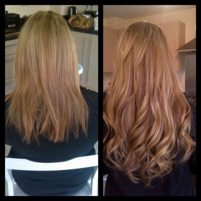 hair extensions done by me