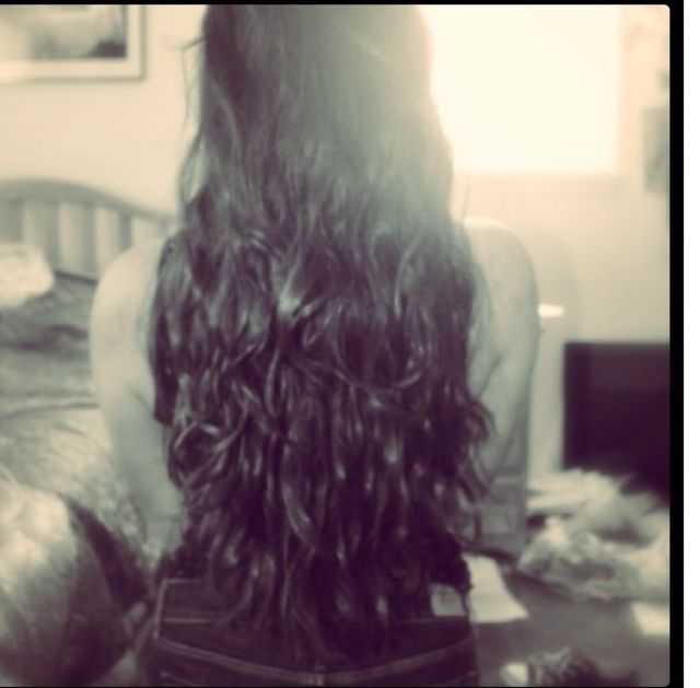 long and wavy hair