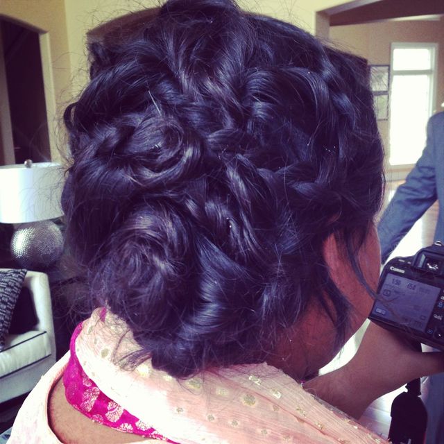 loose updo 