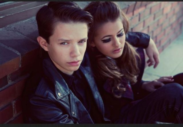 models Lexi and Max retro hair and makeup by me