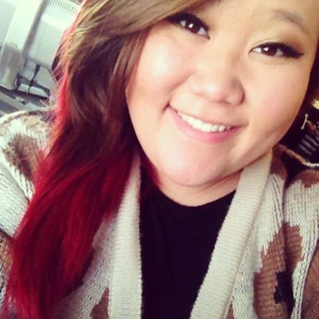 my ombre red :) 
