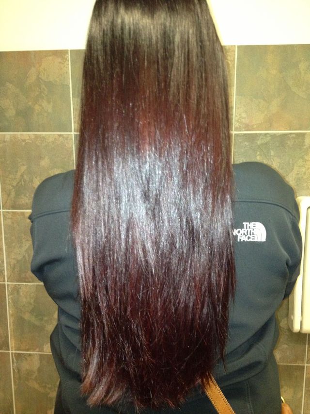 new red ombre