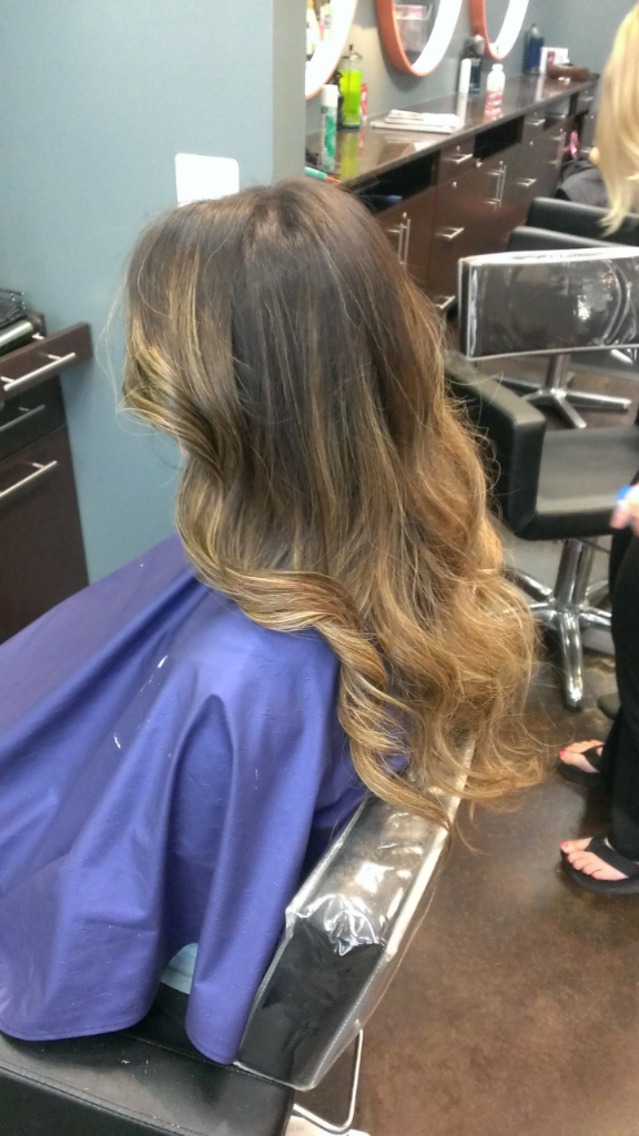ombre haircut and style