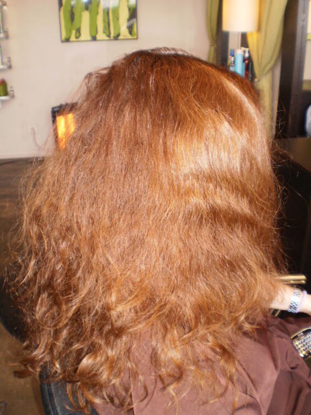 B4 color and brazilian blowout
