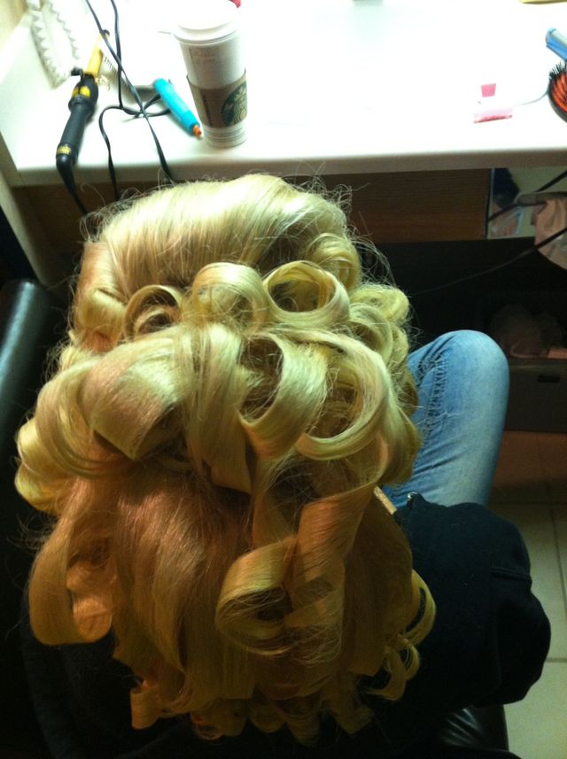 pageant hair