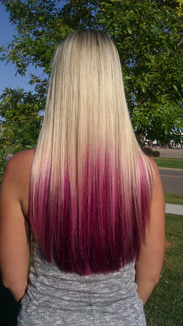 pink ombre