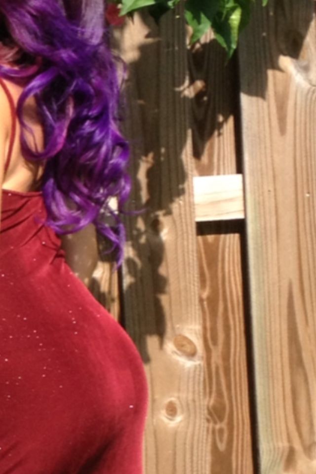 purple ass
