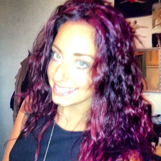 purple curls 