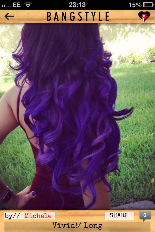 purple vivid hair