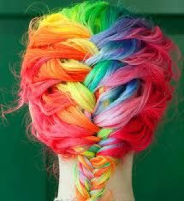rainbow braid