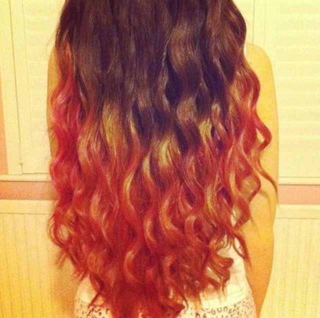 red curly hair 