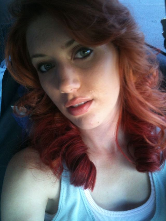 red hair ombré 